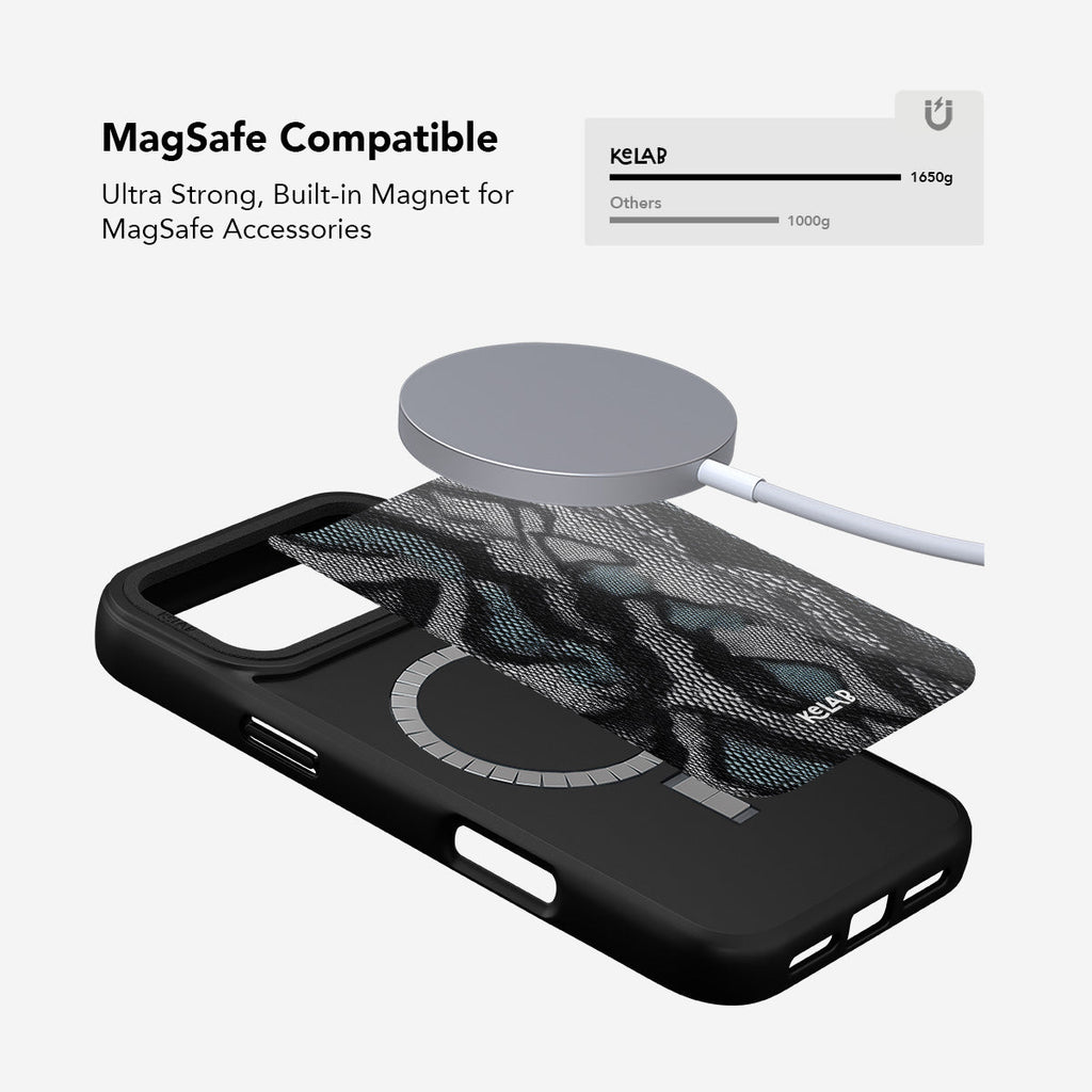 Viper Mesh | Teal Snakeskin iPhone Case
