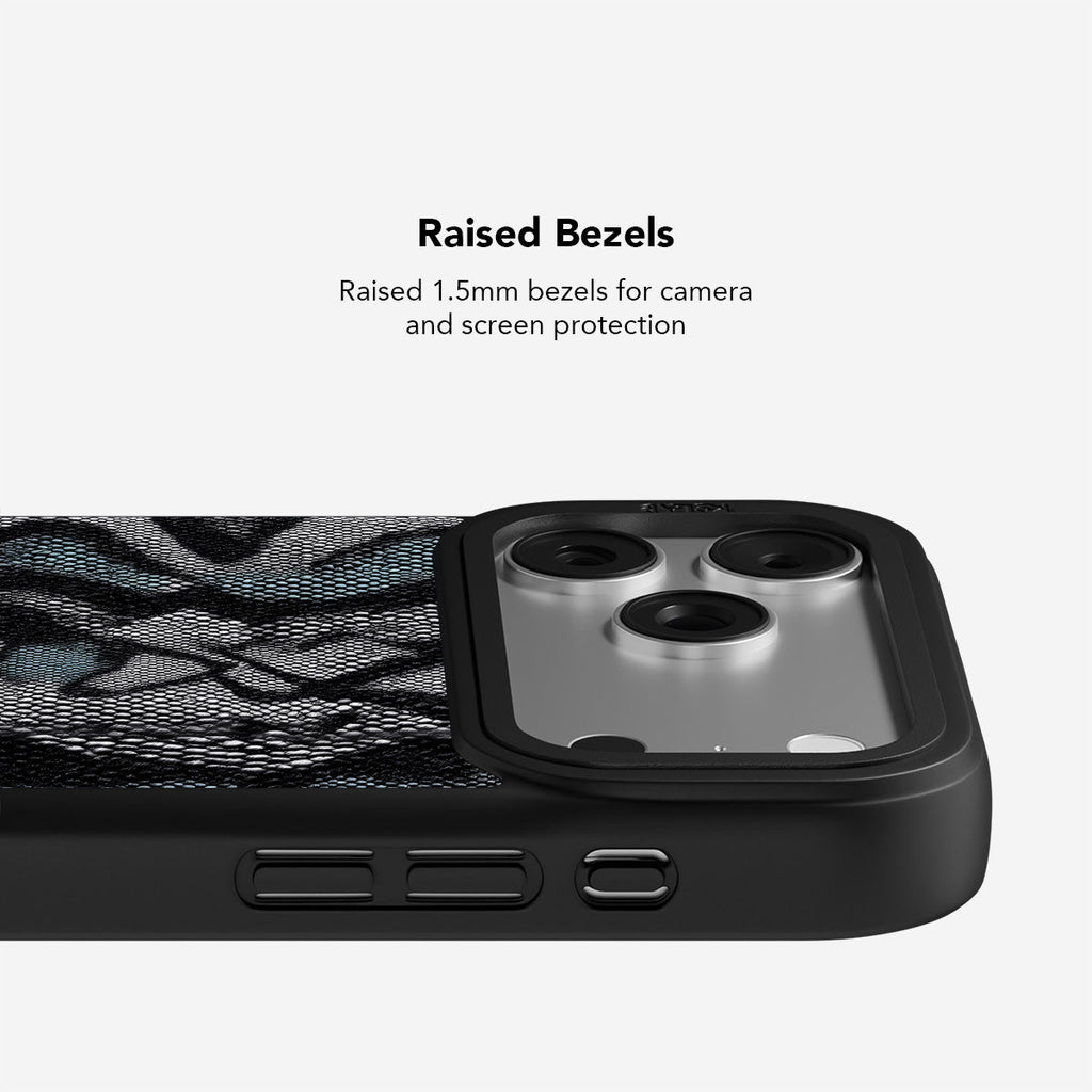 Viper Mesh | Teal Snakeskin iPhone Case